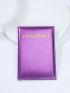 Letter Graphic Passport Case