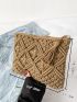 Tassel Decor Crochet Bag