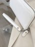 Minimalist Textured Long Wallet