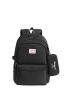 Letter Patch Functional Backpack With Coin Purse