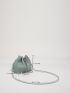 Mini Drawstring Chain Bucket Bag