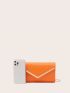 Metal Decor Chain Flap Square Bag