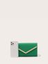 Metal Decor Flap Chain Square Bag
