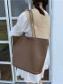 Minimalist Shoulder Tote Bag