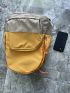 Minimalist Colorblock Functional Backpack