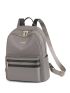 Metal Detail Functional Backpack