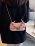 Quilted Flap Chain Square Bag