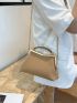 Quilted Chain Satchel Bag