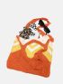 Small Crochet Bag Chevron Pattern Fashionable Fabric For Shopping
