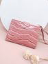 Crocodile Embossed Small Wallet