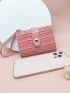 Crocodile Embossed Small Wallet