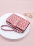 Crocodile Embossed Small Wallet