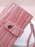 Crocodile Embossed Small Wallet