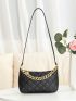 Mini Quilted Chain Decor Square Bag