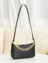 Mini Quilted Chain Decor Square Bag