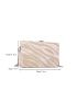 Mini Zebra Stripe Pattern Chain Square Bag
