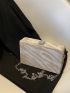 Mini Zebra Stripe Pattern Chain Square Bag