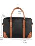 Men Two Tone Briefcase