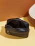 Quilted Zip Front Square Bag