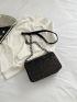 Small Square Bag Glamorous Chain Flap For Party