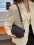 Small Square Bag Glamorous Chain Flap For Party