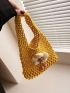Mini Flower Decor Crochet Bag