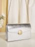 Flap Chain Square Bag