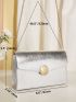 Flap Chain Square Bag