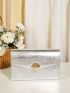 Flap Chain Square Bag