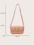Mini Argyle Pattern Crossbody Bag