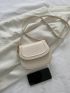 Mini Minimalist Flap Saddle Bag