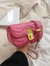 Mini Geometric Quilted Square Bag