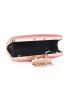 Mini Rhinestone Decor Chain Satin Box Bag