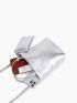 Mini Metallic Double Handle Square Bag With Coin Purse