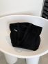 Double Handle Corduroy Shopper Bag