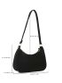 Mini Stitch Detail Felt Hobo Bag