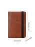 Plane & Letter Graphic Passport Case
