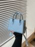 Minimalist Double Handle Square Bag