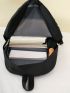 4pcs Strawberry & Letter Graphic Functional Backpack Set
