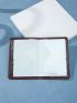 Letter Embossed Passport Case