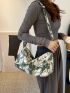 Allover Print Hobo Bag