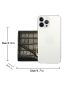 Crocodile Embossed Small Wallet Metal Decor Tri-Fold For Daily