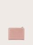 Croc Embossed Purse With Card Holder