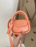 Mini Flap Double Handle Saddle Bag