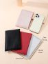 4pcs Metallic Letter Graphic Passport Cases