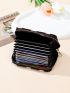Letter & Cow Print Card Holder