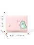 Letter & Cartoon Graphic Small Wallet
