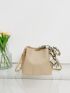 Twilly Scarf Decor Bucket Bag