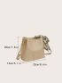 Twilly Scarf Decor Bucket Bag