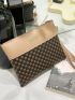 Geometric Pattern Square Bag